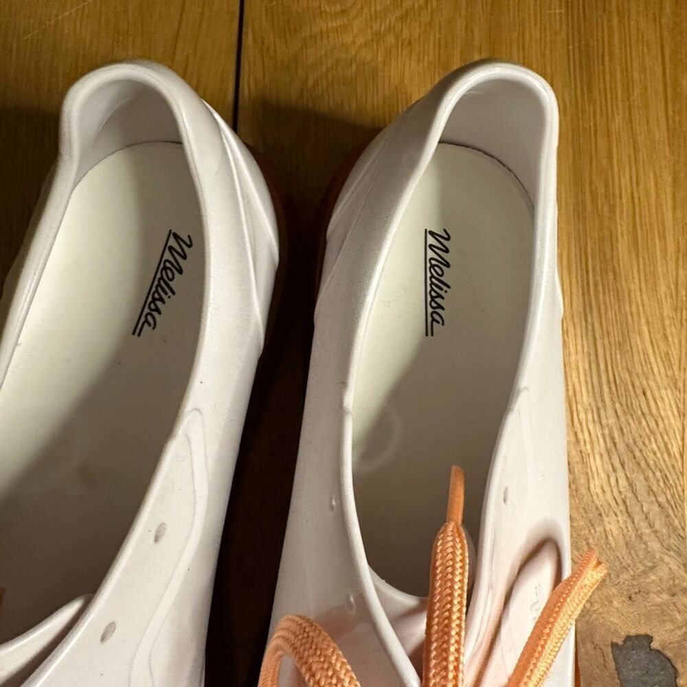 NWOT Melissa sneaker white jelly 42 (11) fits like size 12 - Picture 6 of 8